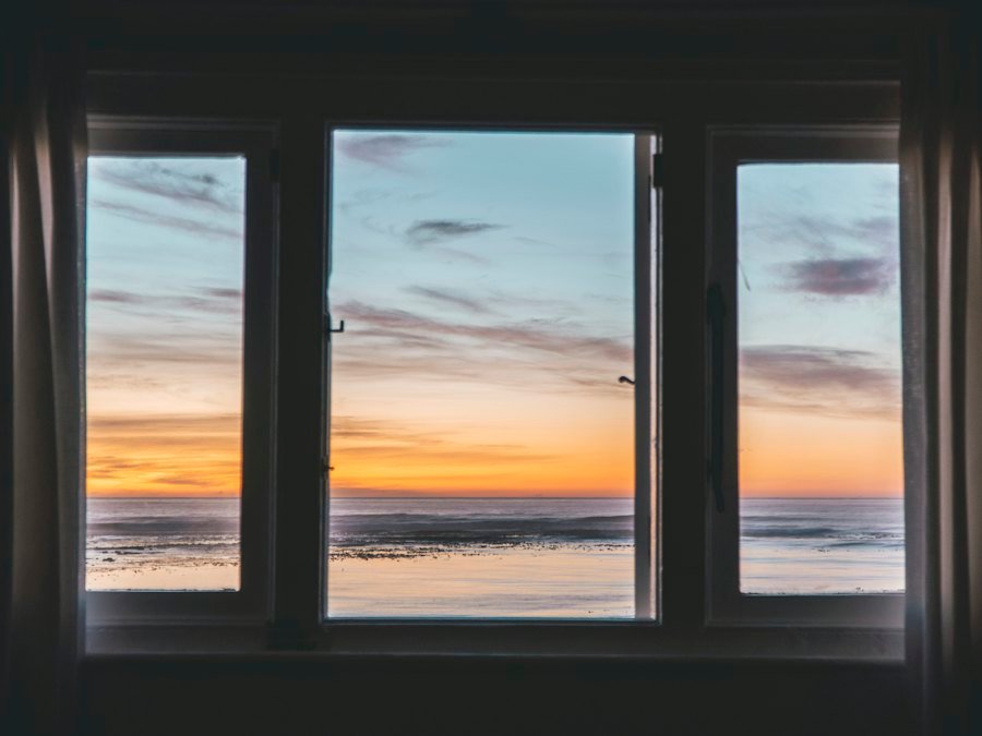 Sunlight through a window