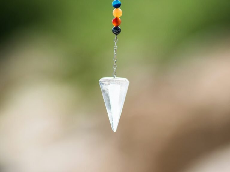 Crystal pendulum