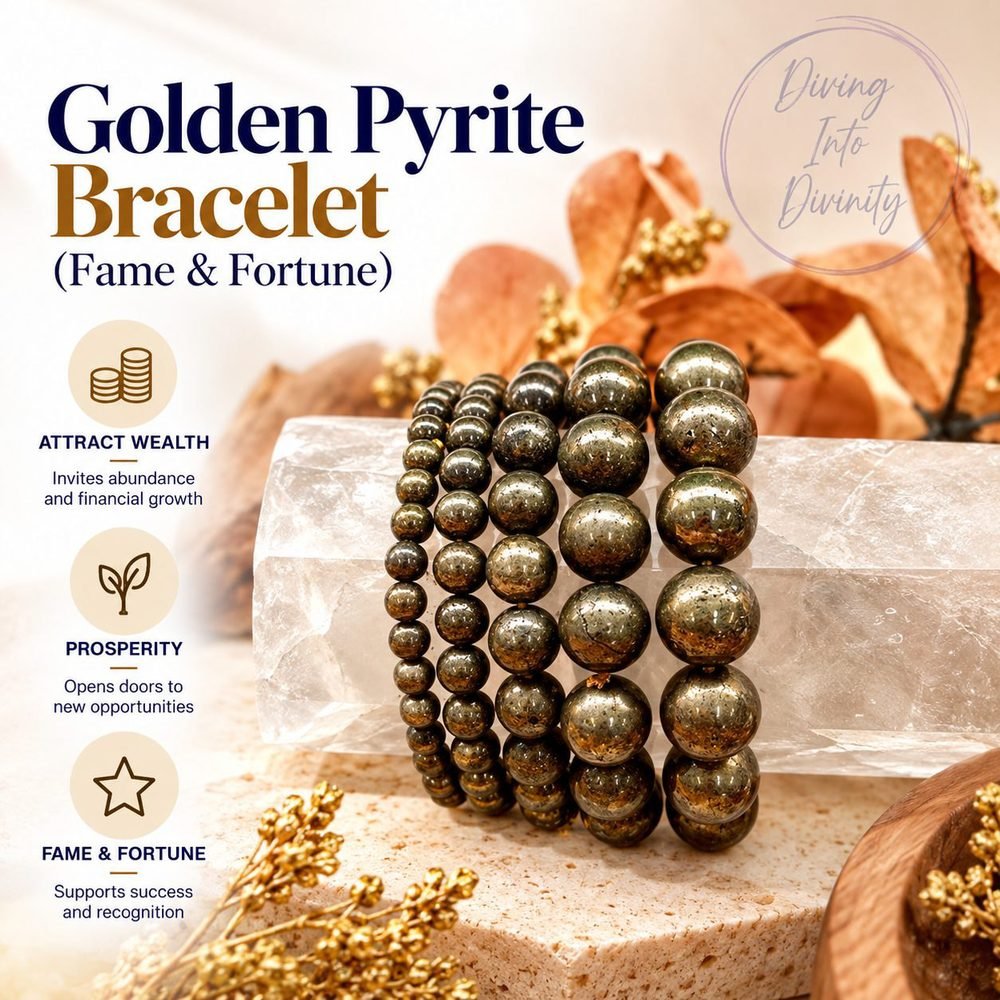 Golden Pyrite Bracelet | Diving Into Divinity