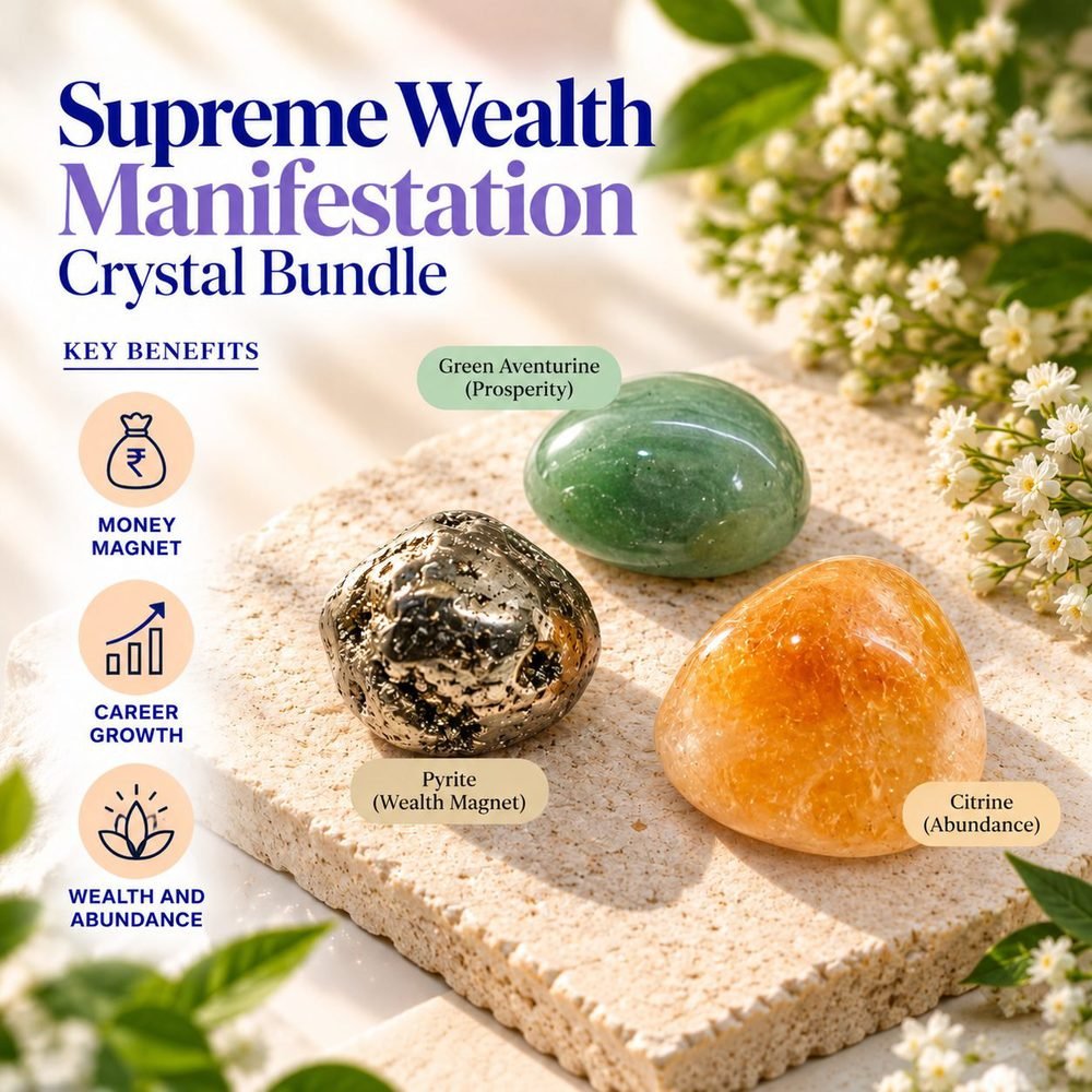 Supreme Wealth Manifestation Crystal Bundle | Diving Into Divinity