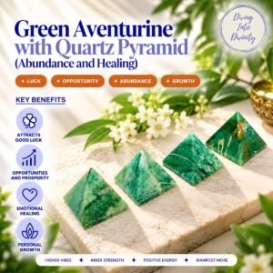 Green Aventurine with Quartz Pyramid – Diving Into Divinity